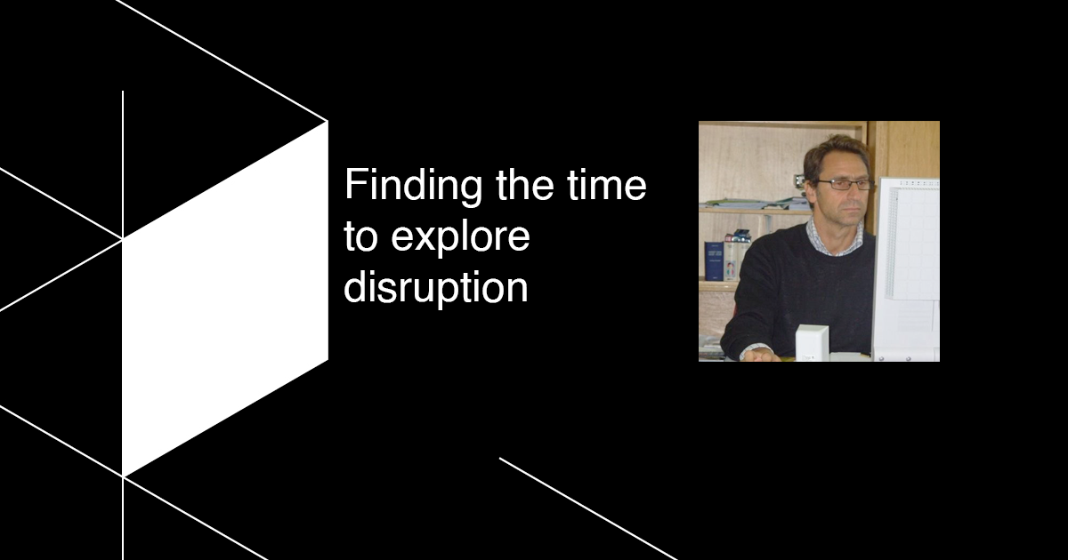 Finding the time to explore disruption
