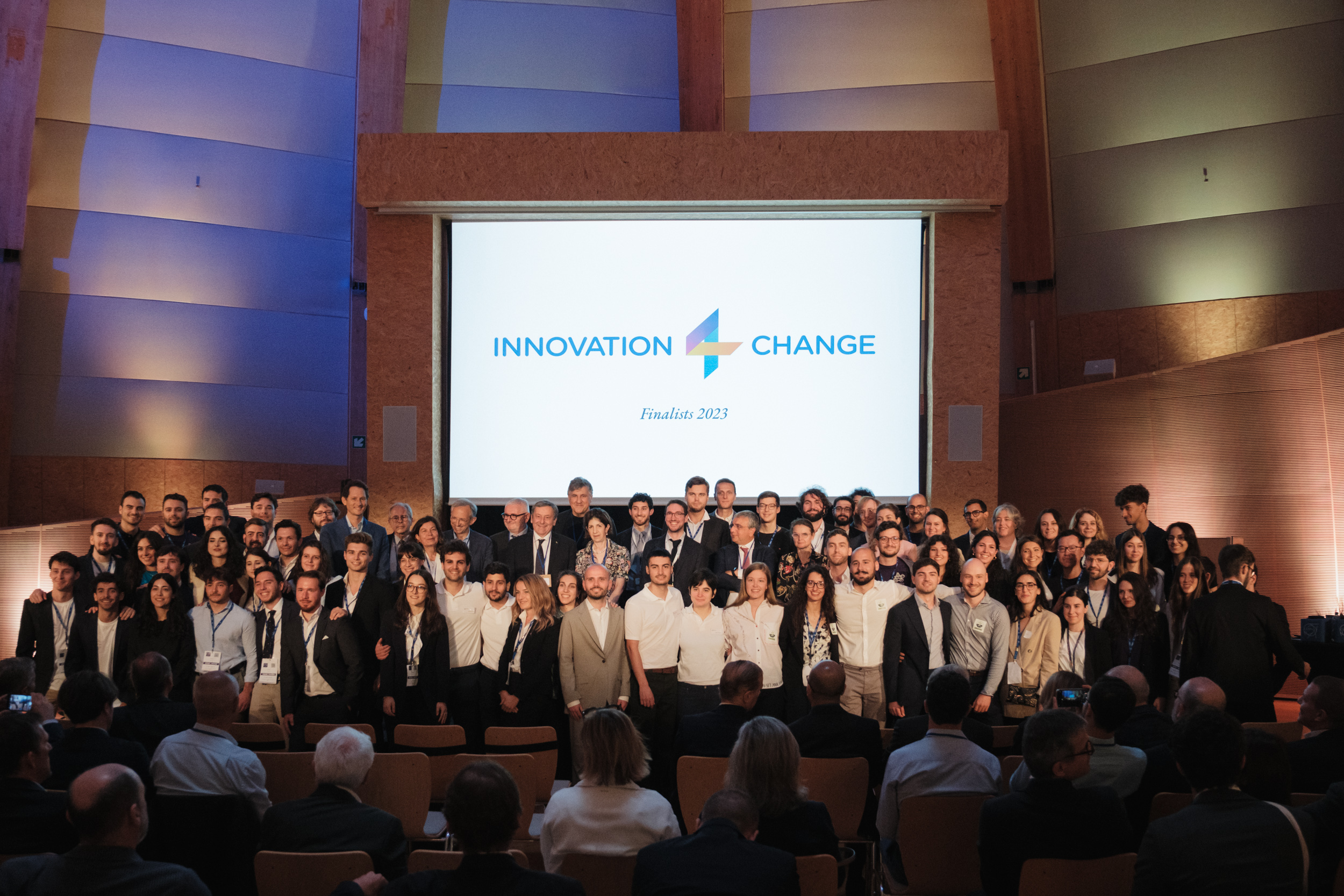 Innovation 4 Change teams and Jury at the Globe of Science and Innovation at CERN