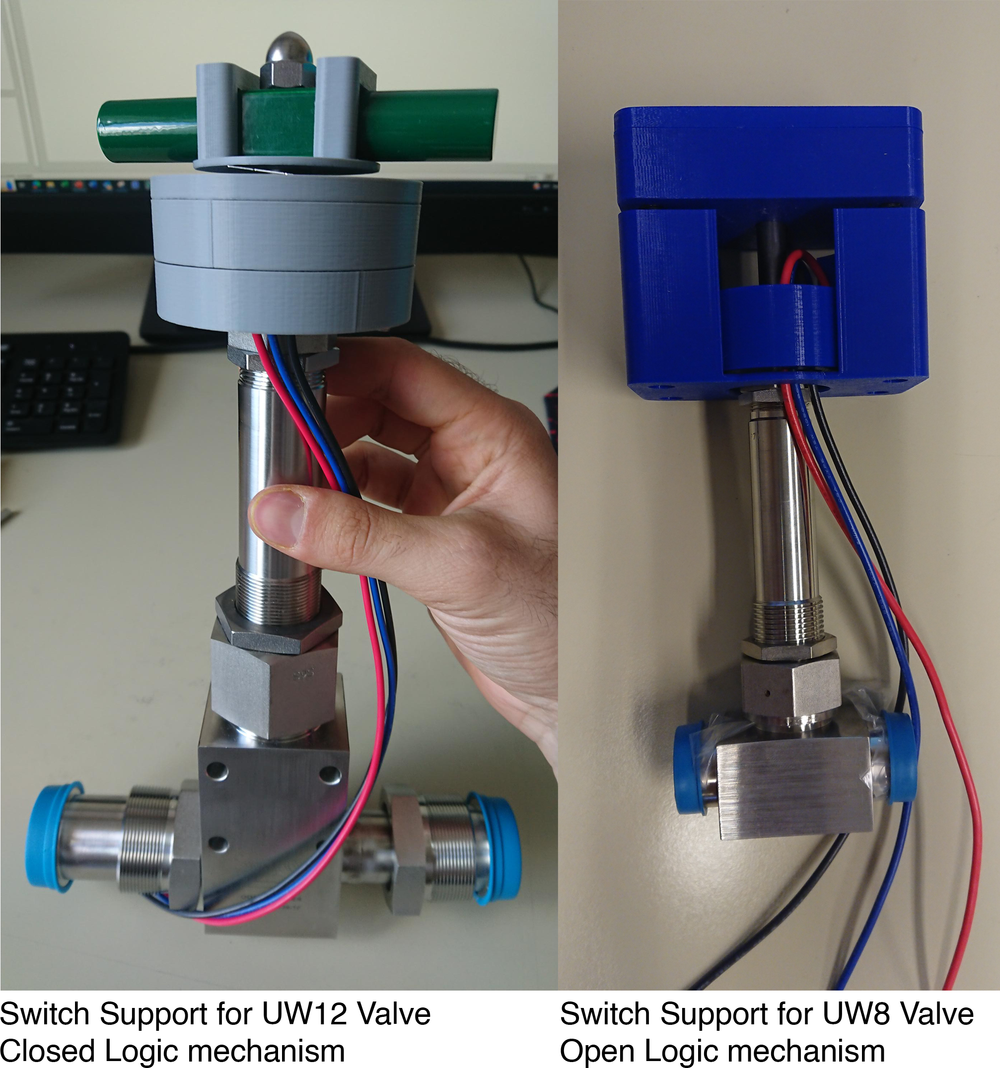 Switch Support for High Pressure valves