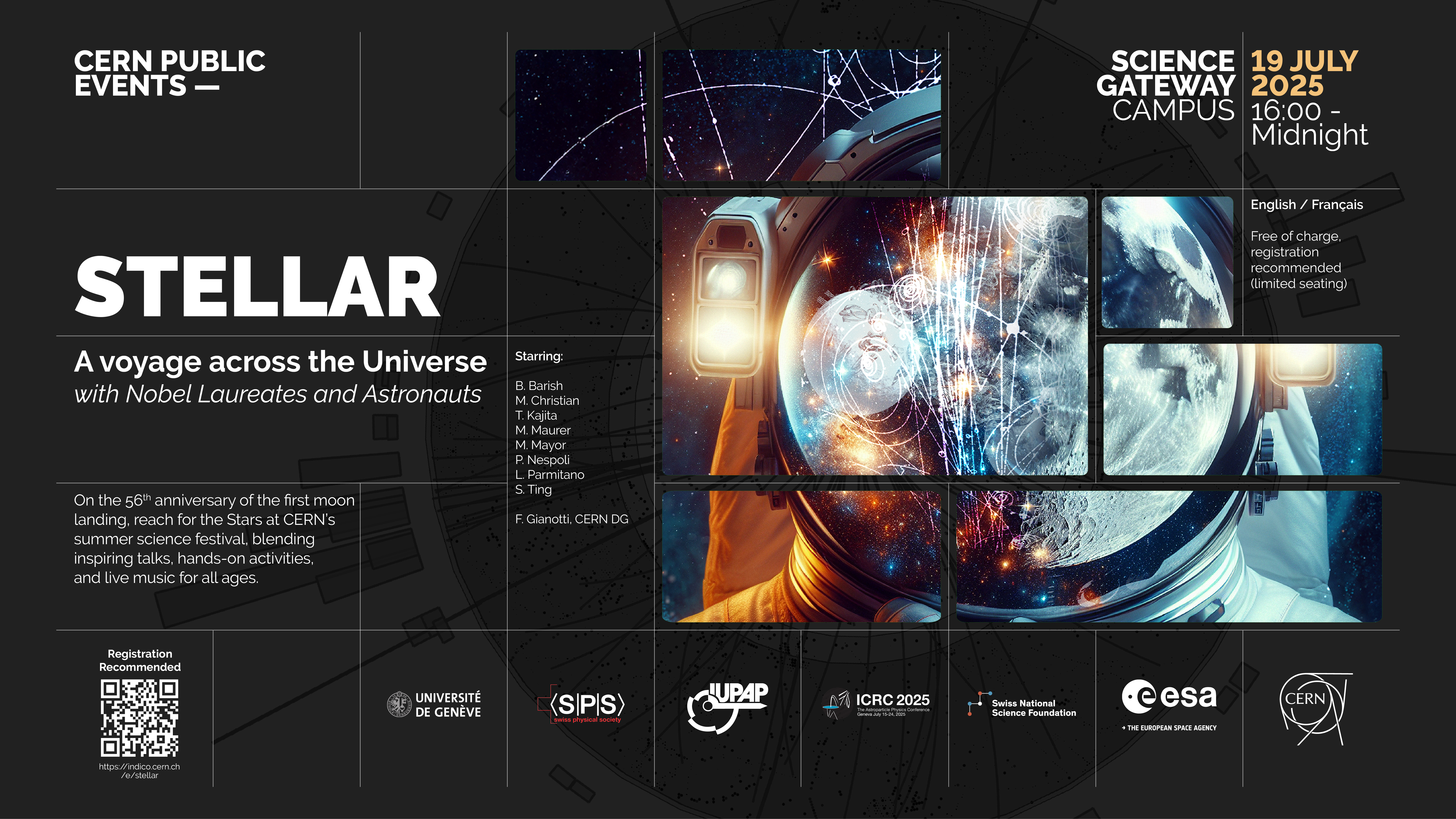 STELLAR - A voyage across the Universe with Nobel Laureates and Astronauts