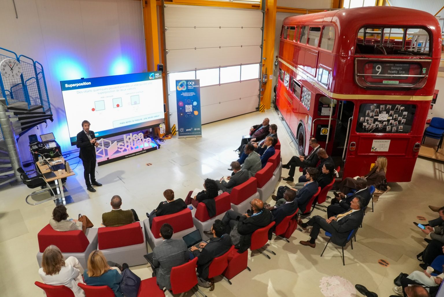 Quantum Unplugged: Geneva's diplomatic community engages in dialogue on quantum technology with OQI and ITU (Photos by OQI/ITU)