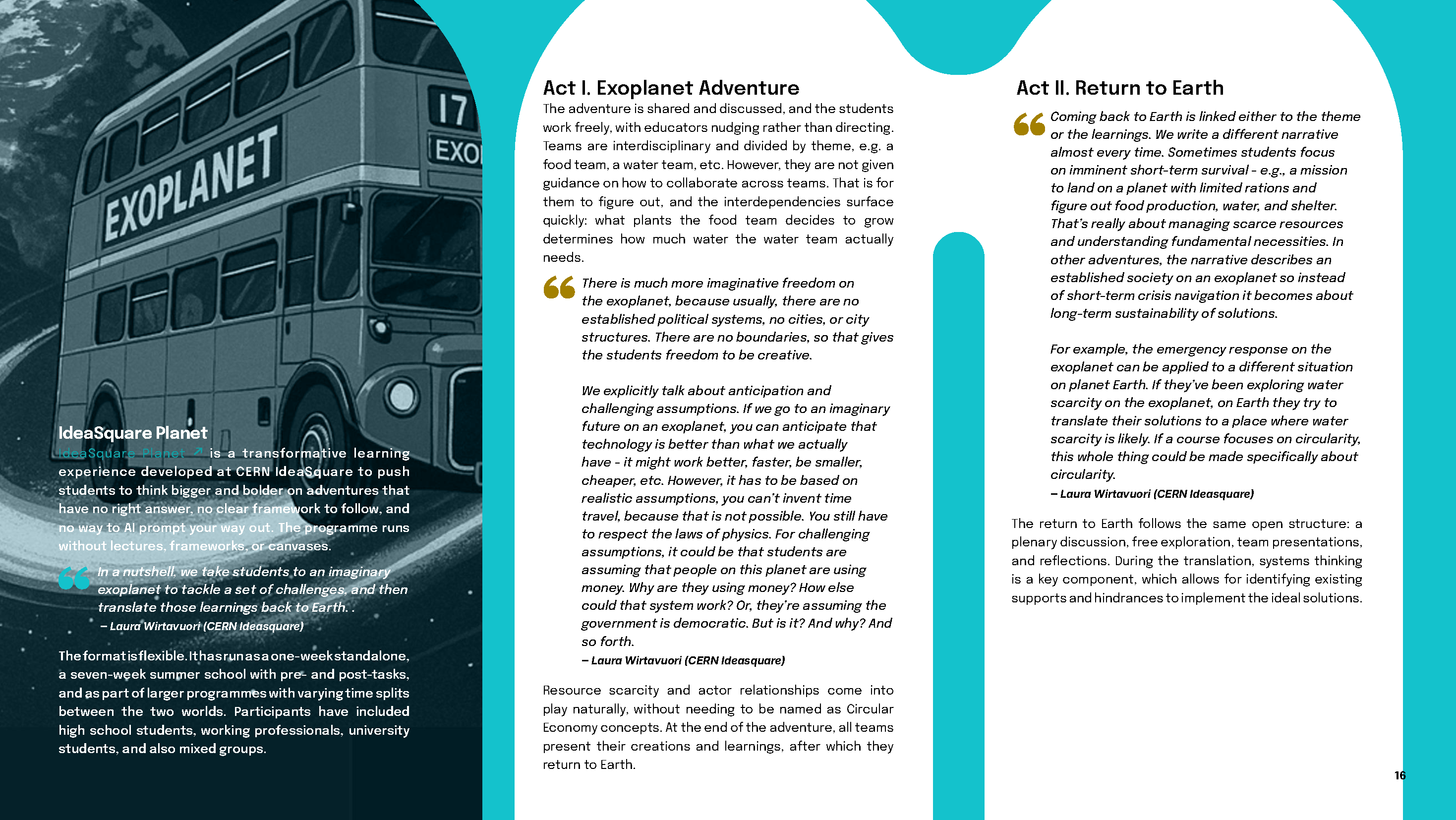 IdeaSquare Planet presented in the Design Factory Global Network's latest Deep Dive focusing on circular economy principles in educational practices